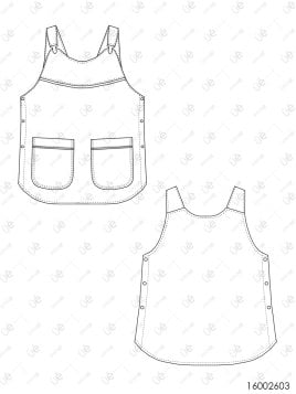 MOLDE DELANTAL PECHERA RT 2603