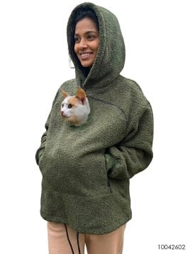 MOLDE POLERON PORTA MASCOTA MUJER 2602