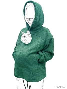 MOLDE POLERON PORTA MASCOTA MUJER 2602