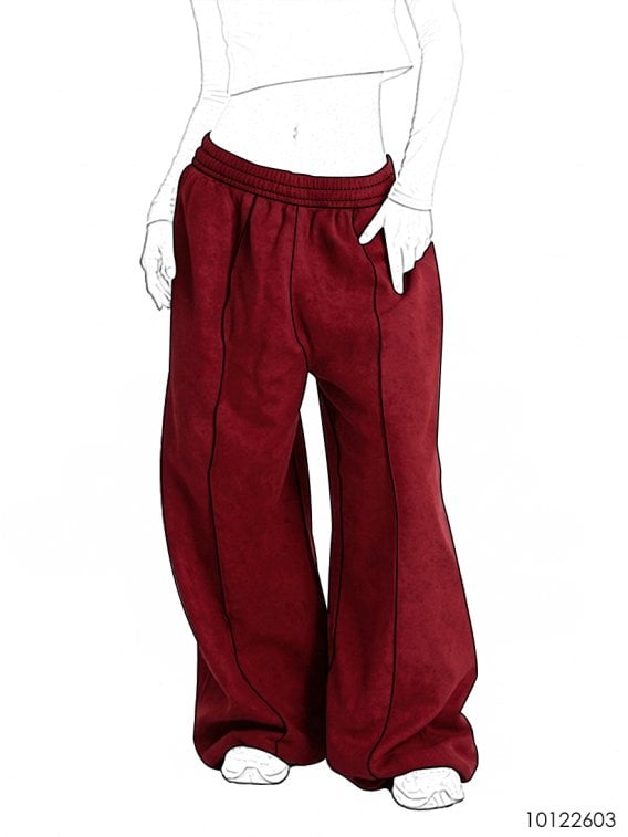 MOLDE PANTALON JOGGING OVERSIZE MUJER 2603