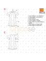MOLDE VESTIDO SEMIPLATO MUJER 2101