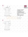 MOLDE VESTIDO SEMIPLATO MUJER 2101