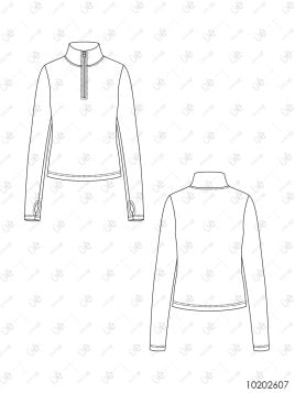 MOLDE DEPORTE POLERON MUJER 2607