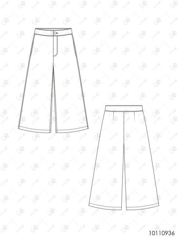 MOLDE FALDA PANTALON MUJER 0936