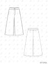 MOLDE FALDA PANTALON MUJER 0936