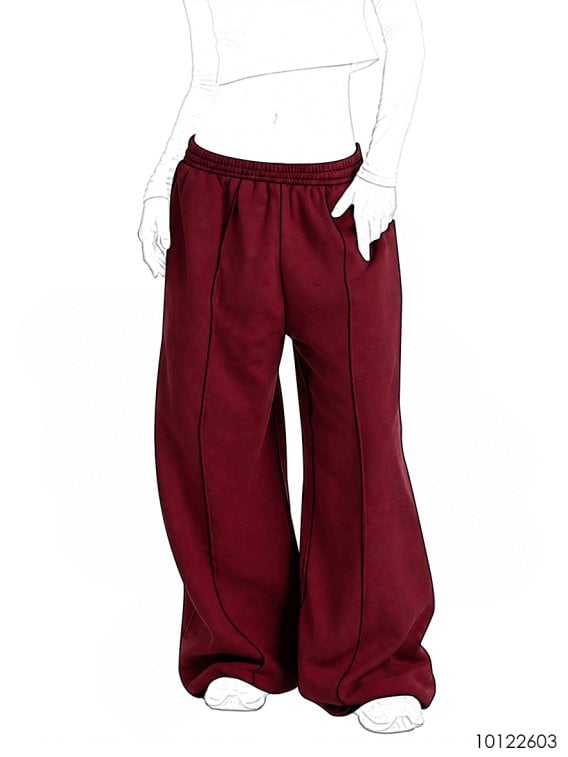 MOLDE PANTALON JOGGING OVERSIZE MUJER 2603