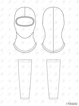 MOLDE BALACLAVA Y MANGAS MOTORISTA ACC 2602