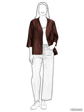 MOLDE CHAQUETA DE TOPE MUJER 2602