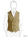 MOLDE CHAQUETA CHALECO SLIM HOMBRE 2602