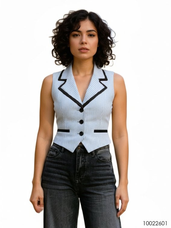 MOLDE CHAQUETA CHALECO MUJER 2601