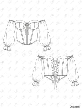 MOLDE TOP CORSET MUJER 2601