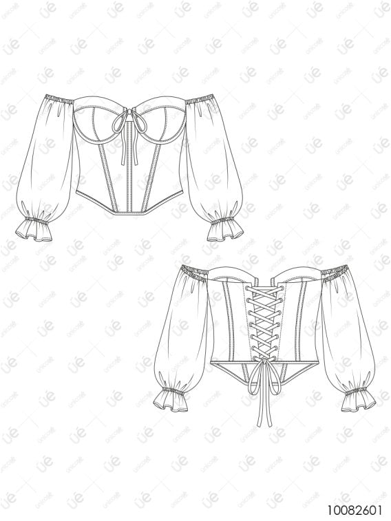 MOLDE TOP CORSET MUJER 2601