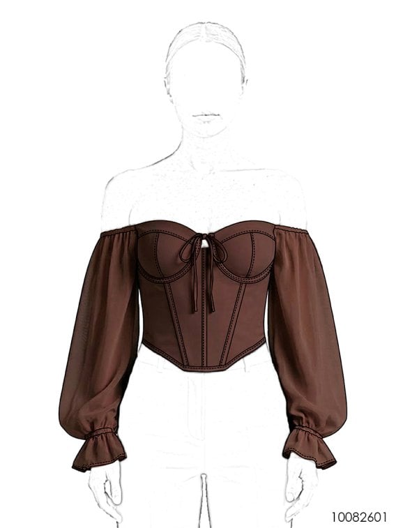 MOLDE TOP CORSET MUJER 2601
