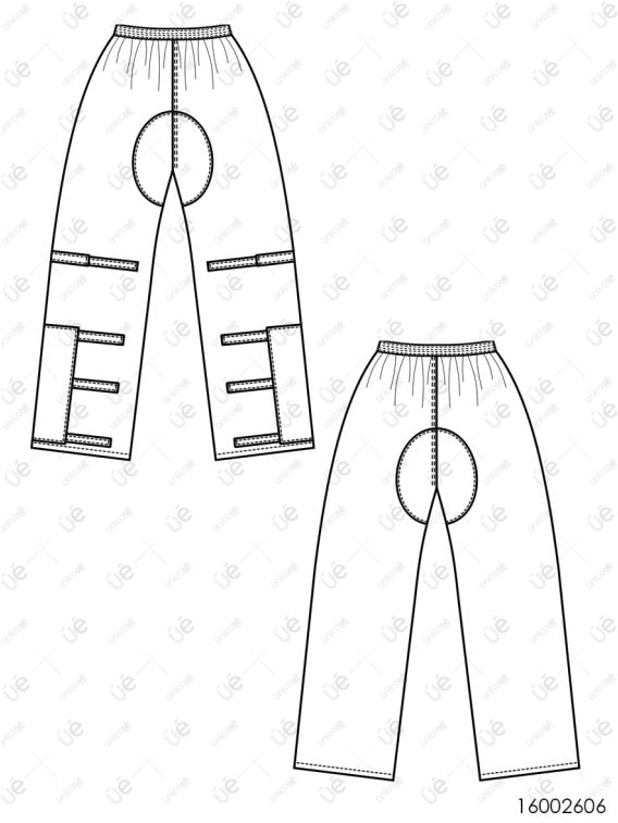 MOLDE PANTALON MOTORISTA IMPERMEABLE RT 2606