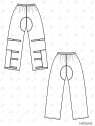 MOLDE PANTALON MOTORISTA IMPERMEABLE RT 2606