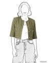 MOLDE CHAQUETA CORTA MUJER Mchaq 2603