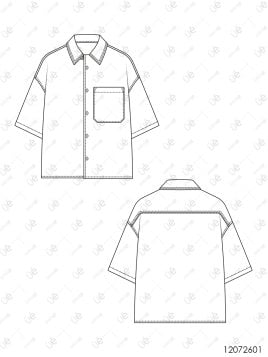 MOLDE CAMISA BOX FIT HOMBRE 2601