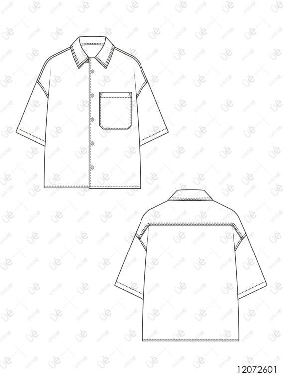 MOLDE CAMISA BOX FIT HOMBRE 2601