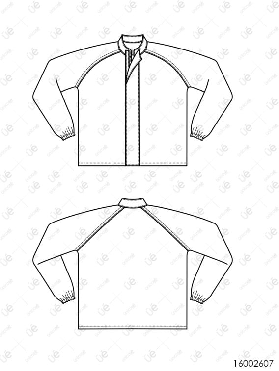 MOLDE CHAQUETA IMPERMEABLE MOTORISTA RT 2607