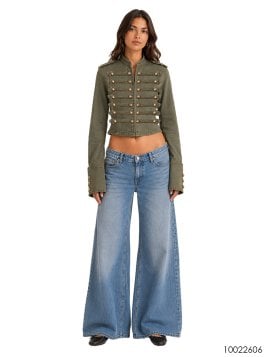 MOLDE CHAQUETA MILITAR MUJER 2606