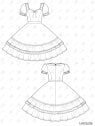 MOLDE VESTIDO HUASA RT 2608