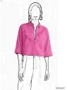 MOLDE BLUSA CAMISERA MUJER 2601