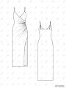 MOLDE VESTIDO LARGO MUJER 2225