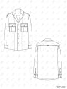 MOLDE CAMISA BASICA HOMBRE 2602