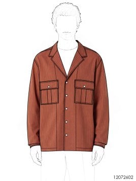 MOLDE CAMISA BASICA HOMBRE 2602