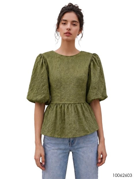 MOLDE BLUSA ABULLONADA MUJER 2603