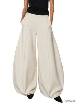 MOLDE PANTALON PIERNA ANCHA MUJER 2606