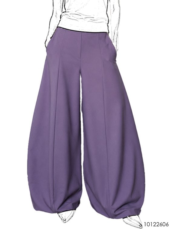 MOLDE PANTALON PIERNA ANCHA MUJER 2606