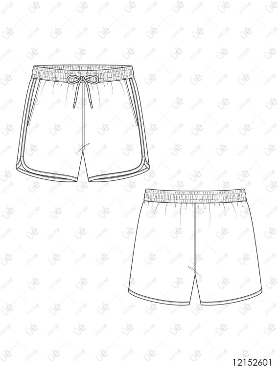 MOLDE TRAJE DE BAÑO SHORT HOMBRE 2601