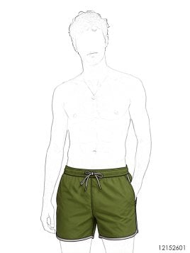 MOLDE TRAJE DE BAÑO SHORT HOMBRE 2601
