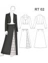 MOLDE TRAJE DE HUASA ELEGANTE 0902