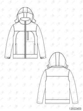 MOLDES CHAQUETA CUELLO ALTO HOMBRE 2603