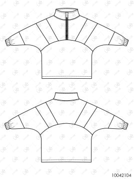 POLERON OVERSIZE MUJER 2104