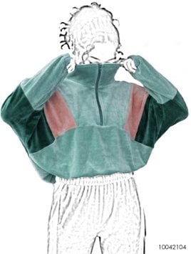 POLERON OVERSIZE MUJER 2104