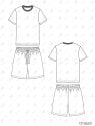 MOLDE PIJAMA 2 PIEZAS HOMBRE 2601