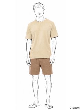 MOLDE PIJAMA 2 PIEZAS HOMBRE 2601