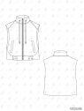 MOLDE CHAQUETA CHALECO MUJER 2608