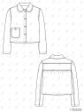 MOLDE CHAQUETA CORTA MUJER 2605
