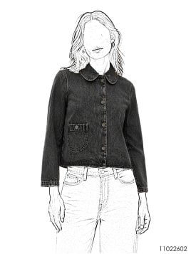 MOLDE CHAQUETA CORTA MUJER 2605