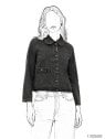 MOLDE CHAQUETA CORTA MUJER 2605