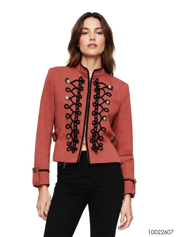 MOLDE CHAQUETA MILITAR MUJER 2607