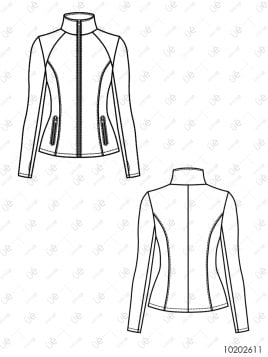 MOLDE DEPORTE CHAQUETA MUJER 2611