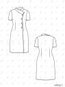 MOLDE VESTIDO ENTALLADO MUJER RT 2611