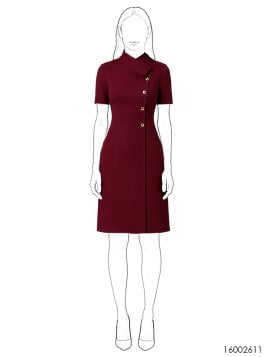 MOLDE VESTIDO ENTALLADO MUJER RT 2611