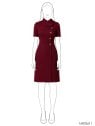 MOLDE VESTIDO ENTALLADO MUJER RT 2611