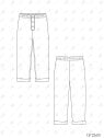 MOLDE PANTALON BASICO NIÑO 2601